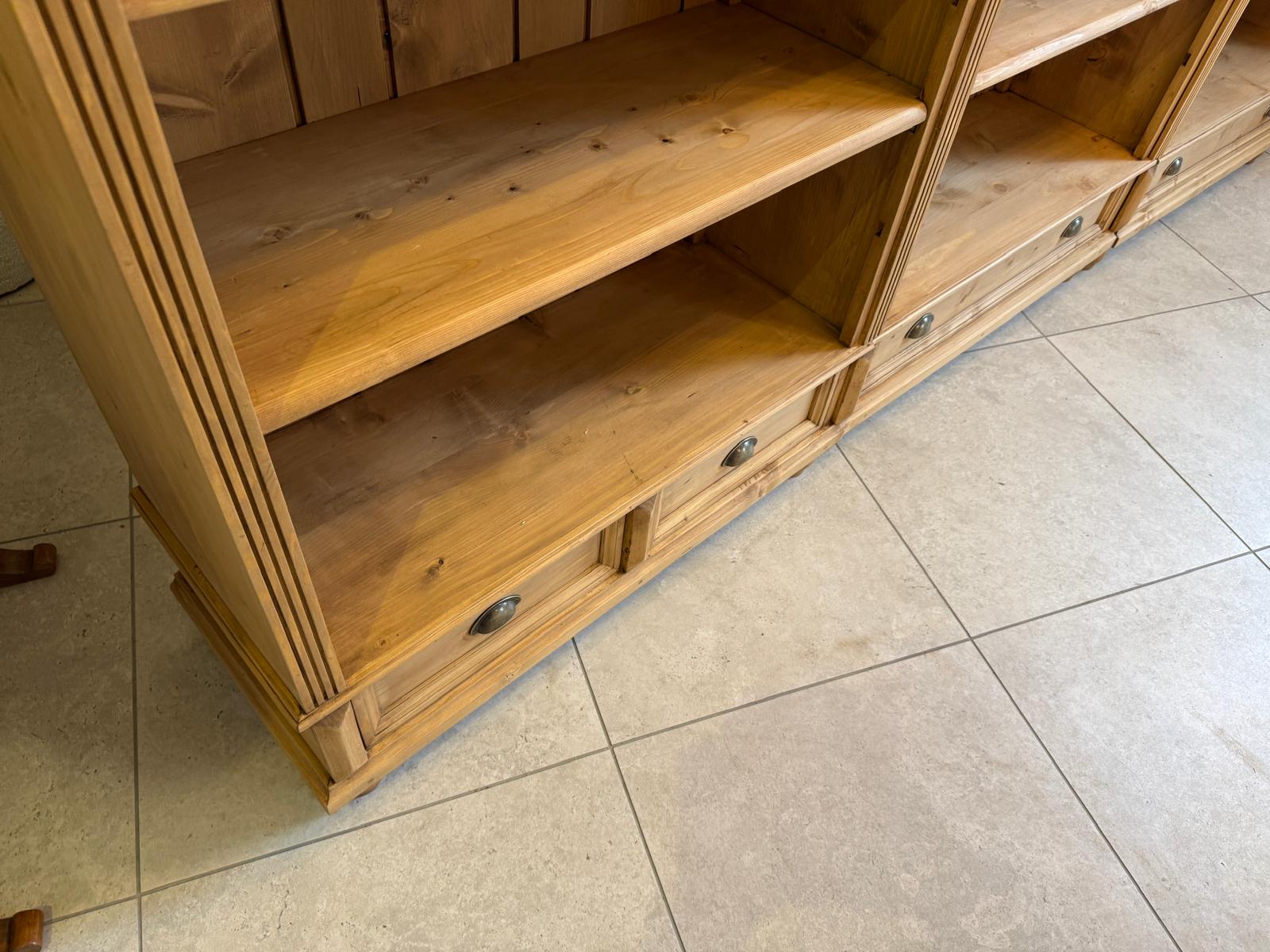 Grosses Bücherregal Stellage Bücherschrank Bauernkasten Bücherwand D1243