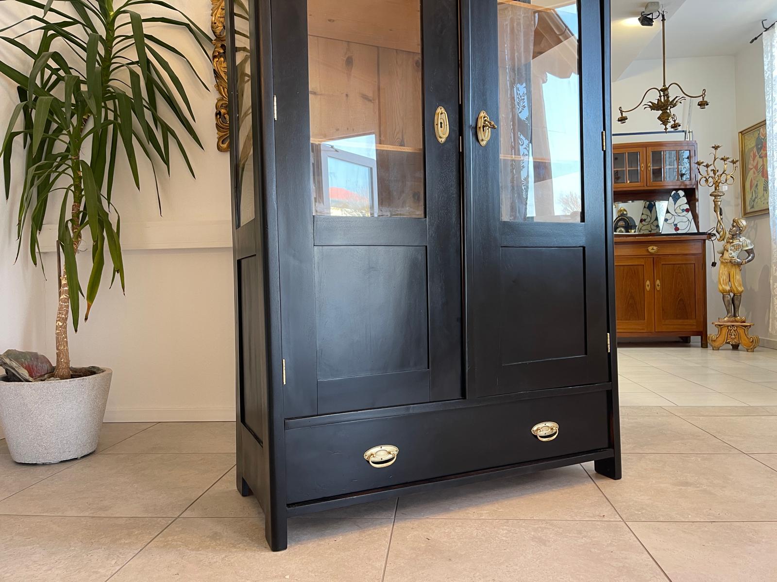 Sale Jugendstil Vitrine / Bücherschrank/ Antiquität Designermöbel G1183