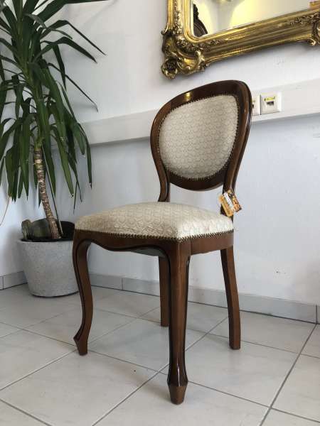 hübscher Stuhl Sessel Barockstil Medaillonsessel Z1442