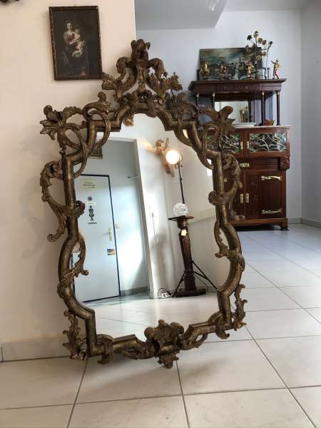 goldener Wandspiegel Spiegel Florentiner Dekospiegel Stil E1274