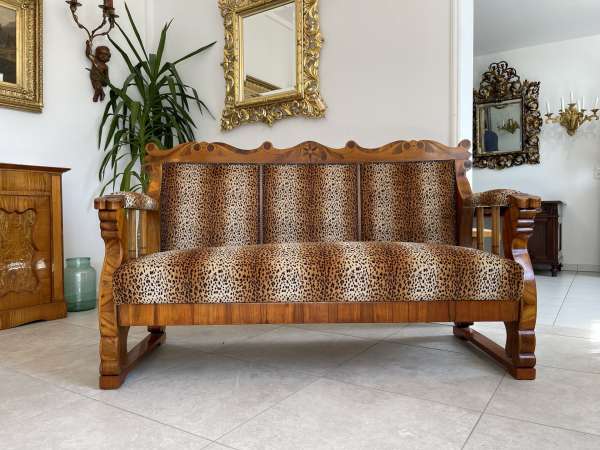 originales restauriertes Biedermeier Sofa Couch i1549