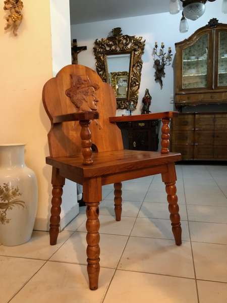 Bauernsessel Sessel Stuhl Armlehnstuhl Zirbenholz X2751