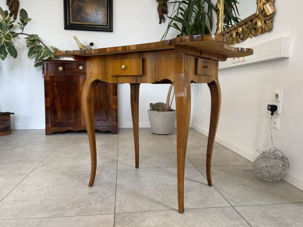 Restaurierter Biedermeier Beistelltisch Spieltisch B1837