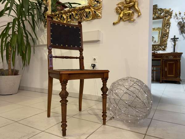 1 Stück Armlehnstuhl Gründerzeit Stuhl Sessel für Schminktisch E2306