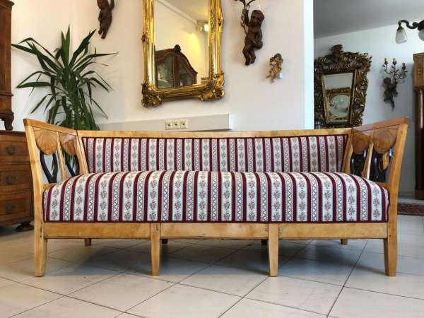 originales restauriertes Biedermeier Sofa Couch Z1233