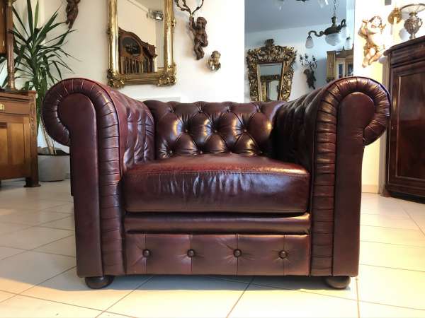 exclusiver Chesterfield Clubfauteuill Clubsessel Sessel Z2100
