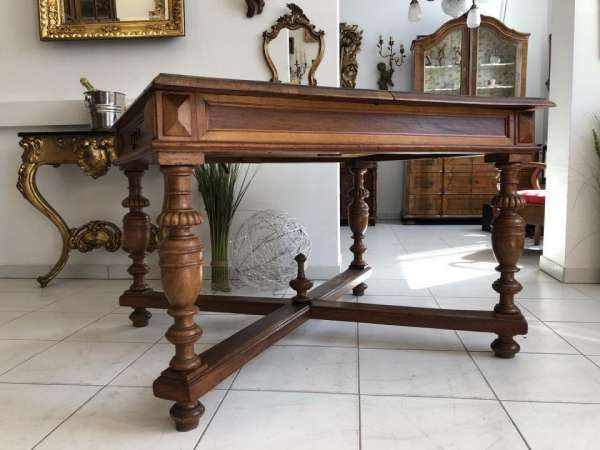 Gründerzeit Tisch Esstisch Klapptsich Auszugtisch X1895