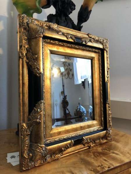eckiger Wandspiegel Spiegel Barock Stil geschliffen - X1843
